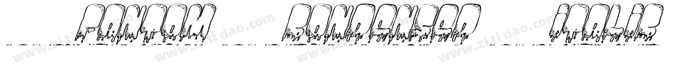 Fantom Condensed Italic字体转换